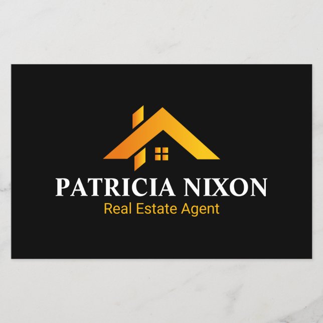 Flyer Agente Imobiliário da Modern Gold House (Frente)