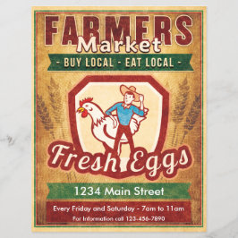 Flyer Agricultores comercializam ovos frescos