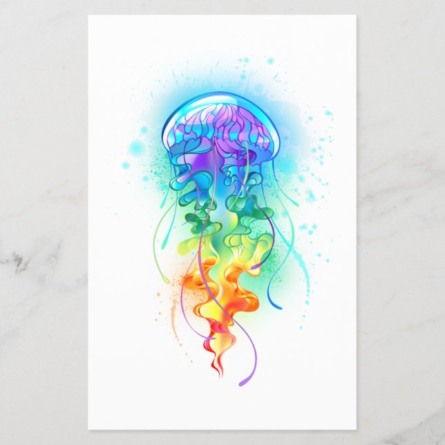 Flyer Águas-vivas do arco-íris (Frente)