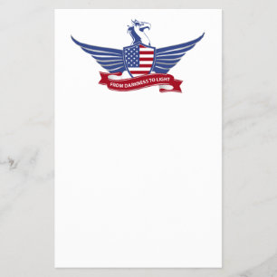 Flyer águia americana