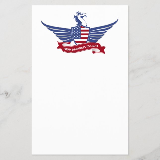 Flyer águia americana (Frente)