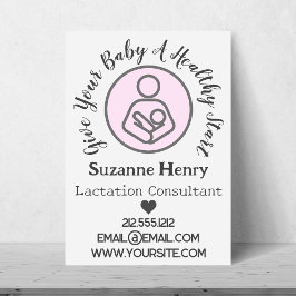 Flyer Aleitamento Consultor Aleitamento Leche Bebê