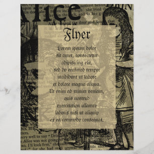 Flyer Alice Beber Colagem