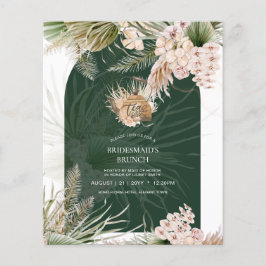 Flyer Almoço de Chá de panela da FESTA Pampas Grass