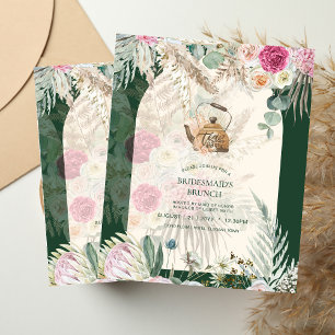 Flyer Almoço de Chá de panela da FESTA Pampas Grass