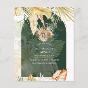 Flyer Almoço de Chá de panela da FESTA Pampas Grass