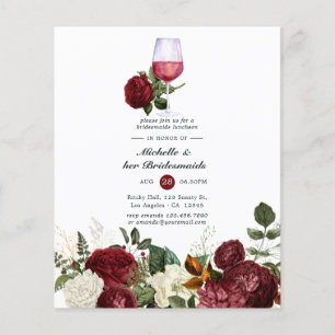 Flyer Almoço de Damas de Honra com Degustação de Vinho F