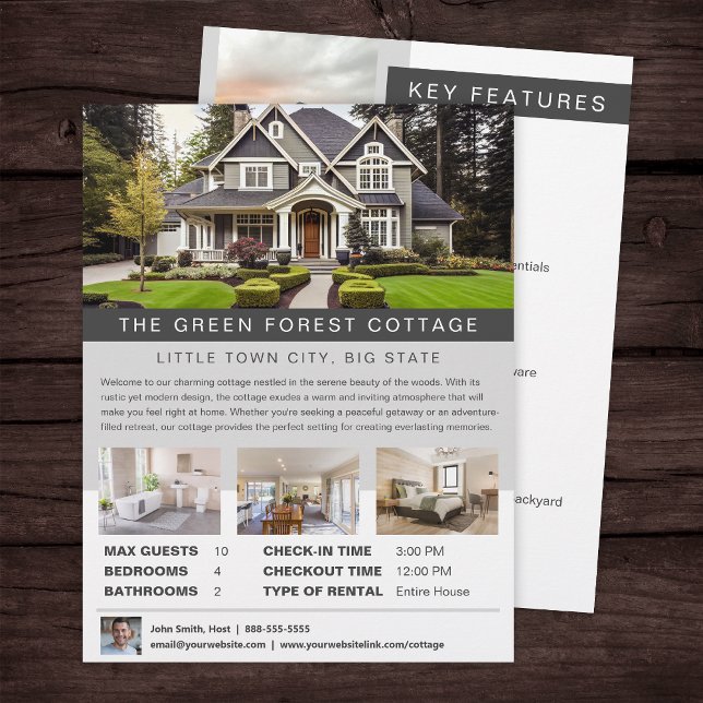 Flyer Alojamento Aluguer De Férias (Criador carregado)