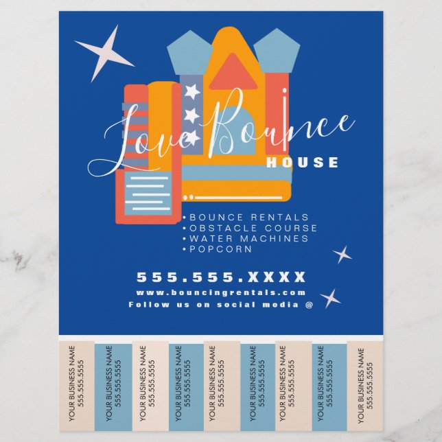 Flyer Alugueres do Partido de Salto do Castelo Infláveis (Frente)