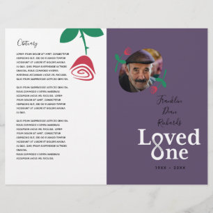 Flyer Amado Um Programa de Serviço Memorial de Bud de R