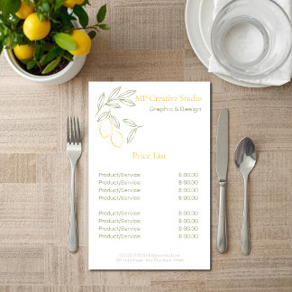 Flyer Amalfi Lemon Chic