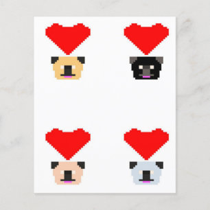 Flyer Amantes do Cão Pug   O Amor de Todos os Pugs