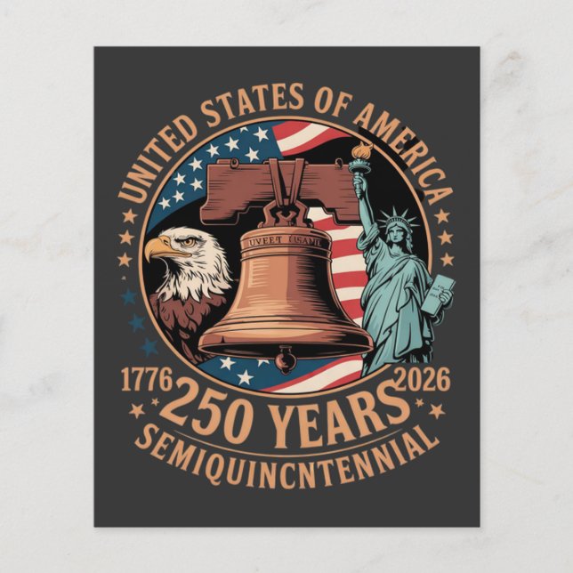 Flyer América 250 Anos (Frente)