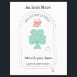 Flyer An Irish maze!<br><div class="desc">A fun activity to do with your family,  friends,  classmates,  and colleagues for St Patty's day!</div>