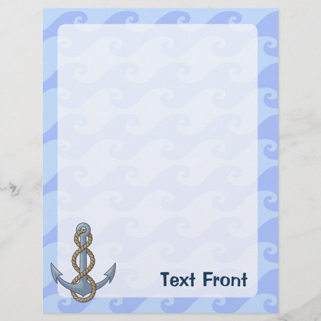 Flyer Âncora com Corda (Frente)