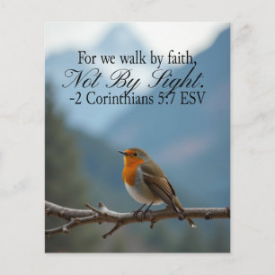 Flyer Andar pela Fé e não pela Vista 2 Coríntios 5:7