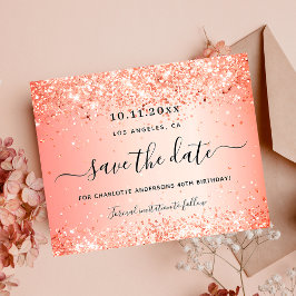 Flyer Aniversário, orange-laranja, guarde o orçamento de