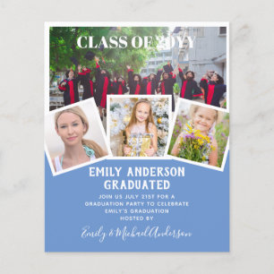 Flyer Anúncio de convite para GRADUAÇÃO de Fotografias d
