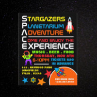 Anúncio de eventos no espaço, planetário