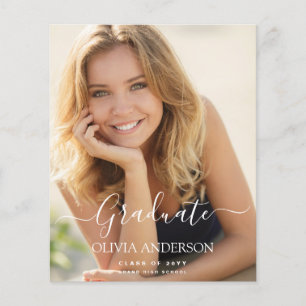 Flyer Anúncio de Graduação da Turma de 2023 em Foto