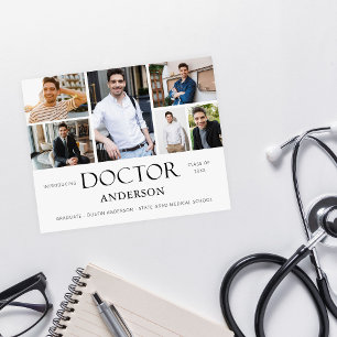 Flyer Anúncio de Graduação de Foto do Nome Médico 6
