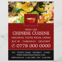Anúncio de restaurante chinês