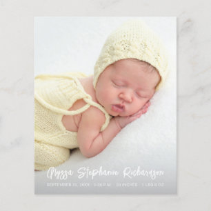 Flyer Anúncio do Bebê do Multi Photo Verti Verti Ficha 4