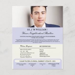 Flyer Anúncio do Marketing de introdução de imóveis