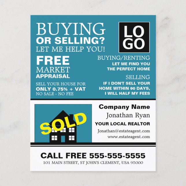 Flyer Anúncios de agentes estaduais vendidos pela casa,  (Frente)