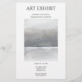 Flyer Anúncios de exibição de arte personalizada