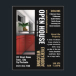 Flyer Anúncios de Open House do Realtor de Estilo de Fot<br><div class="desc">Folhetos De Publicidade Do Realtor De Estilo De Foto Aberto Por Loja De Cartão de visita.</div>