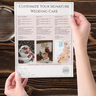 Flyer Anúncios em bolos