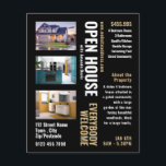 Flyer Anúncios em Casa Aberta do Realtor de Estilo de Co<br><div class="desc">Folhetos De Anúncios De Casa Aberta Do Realtor De Estilo De Colagem Pela Loja De Cartão de visita.</div>