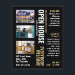 Flyer Anúncios em Casa Aberta do Realtor de Estilo de Co<br><div class="desc">Folhetos De Anúncios De Casa Aberta Do Realtor De Estilo De Colagem Pela Loja De Cartão de visita.</div>