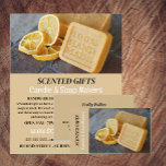 Flyer Anúncios feitos à mão em sabão, velas e sabonete<br><div class="desc">Folhetos De Publicidade De Soap,  Velas E Soap Fabricados À Mão Pela Loja De Cartão de visita.</div>
