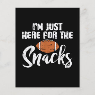 Flyer Apenas Aqui Para Os Lanches Futebol Americano Engr