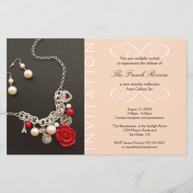 Flyer Apresentar novo convite elegante a rosa para produ (Frente)