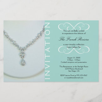 Flyer Apresentar um novo convite elegante para venda de