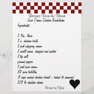 Flyer Apronte para ir Enchiladas da galinha do creme de