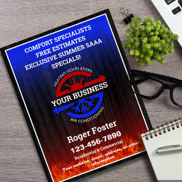 Flyer Aquecimento e ar de HVAC