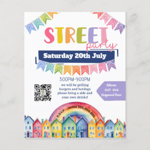 Flyer arrecadação de fundos para o bloco de CHURRASCO na