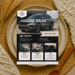 Flyer Arrendamento de Lixeira de Carro<br><div class="desc">Promova seu negócio de lavagem e aluguel de carros com este panfleto ousado e profissional, projetado para destacar sua marca e serviços com impacto. No topo, apresente o nome da sua empresa sobrepondo uma foto de sua escolha — perfeita para mostrar sua localização, sua equipe ou um de seus veículos...</div>