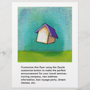 Flyer Arte feliz colorida de viagem do divertimento home