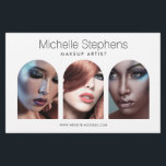 Flyer Artista de Makeup de Trio de Fotografias Moderna C<br><div class="desc">Elevem sua marca e promoções com nosso modelo de folheto personalizável, projetado para cativar butiques, maquiadores, salões de beleza, fotógrafos, compras on-line e muitos outros. Nossa design elegante e minimalista coloca seu nome de empresa em destaque, chamando instantaneamente a atenção de sua plateia. Com três marcadores de fotos elegantemente arquivados...</div>