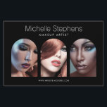 Flyer Artista de Makeup do Trio de Fotos Moderno Chic -<br><div class="desc">Elevem sua marca e promoções com nosso modelo de folheto personalizável, projetado para cativar butiques, maquiadores, salões de beleza, fotógrafos, compras on-line e muitos outros. Nossa design elegante e minimalista coloca seu nome de empresa em destaque, chamando instantaneamente a atenção de sua plateia. Com três marcadores de fotos elegantemente arquivados...</div>