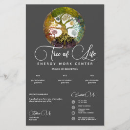 Flyer Árvore da Vida | Estações