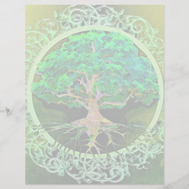 Flyer Árvore da Vida Saúde e Prosperidade (Frente)