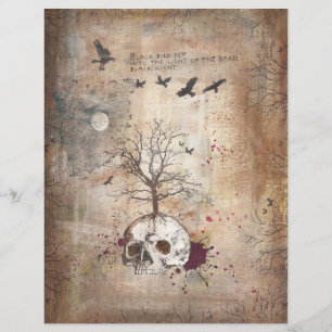 Flyer Árvore inoperante no insecto escuro da arte do