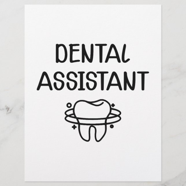 Flyer Assistente dentário (Frente)