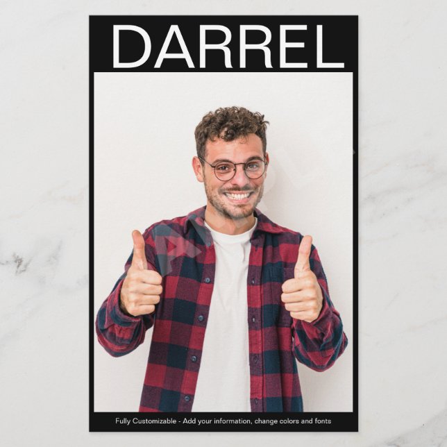 Flyer Ator de Placa Zed Comp Foto de 2 Lados (Frente)